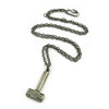 Custom Designer Sledge Hammer in Rock Star White Brass by Dax Savage Jewelry.