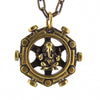 Designer Custom Spinning Ganesha in Rock Star Brass by Dax Savage Jewelry