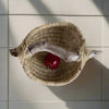 Custom Driftwood Handle Basket in natural color is Handmade by Los Angeles based Artist, Dax Savage.