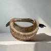 Custom Driftwood Handle Basket in natural color is Handmade by Los Angeles based Artist, Dax Savage.