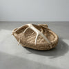 Custom, handmade, shed deer antler basket in natural color by LA Artist, Dax Savage.