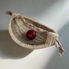 Custom Driftwood Handle Basket in natural color is Handmade by Los Angeles based Artist, Dax Savage.