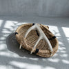 Custom Deer Antler Basket A34 - natural/blkstrp/medium