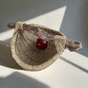 Custom Driftwood Handle Basket in natural color is Handmade by Los Angeles based Artist, Dax Savage.