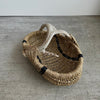 Custom Deer Antler Basket A34 - natural/blkstrp/medium