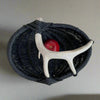 Custom shed deer antler basket in black handmade by LA based artist, Dax Savage.