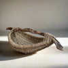Custom Driftwood Handle Basket in natural color is Handmade by Los Angeles based Artist, Dax Savage.