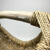Custom Shed Elk Antler Basket handmade by LA based Artist, Dax Savage.