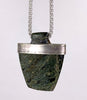 Guatemalan Jade and Sterling Silver Necklace by LA based Artist and Designer, Dax Savage.