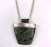 Guatemalan Jade and Sterling Silver Necklace by LA based Artist and Designer, Dax Savage.