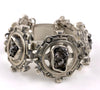 Sterling Silver and Meteorite Fragment Bracelet by LA based Artist and Designer, Dax Savage.
