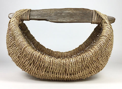 Custom Driftwood Basket A12 - natural