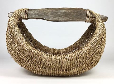 Custom Driftwood Basket A12 - natural