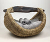 Custom Handmade Driftwood Basket by LA based Artist, Craftsman and Designer, Dax Savage.