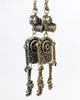 Custom Cast Brass and White Brass Robot Pendant by LA Artist and Designer Dax Savage.