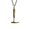Custom Designer Rock Pick Hammer in Rock Star Brass by Dax Savage Jewelry.