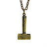 Custom Designer Sledge Hammer in Rock Star Brass by Dax Savage Jewelry.