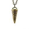 Custom Designer Rattle Snake Rattle in Rock Star Brass by Dax Savage Jewelry