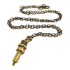Custom Designer Spark Plug in Rock Star Brass by Dax Savage Jewelry