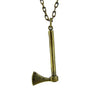 Custom Designer Tomahawk in Brass by Dax Savage Jewelry