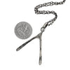 Custom Designer Wishbone in Sterling Silver by Dax Savage Jewelry