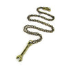 Custom Designer Wrench in Brass by Dax Savage Jewelry